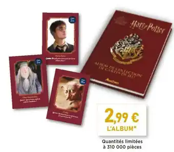 Auchan Harry potter l'album harry potter offre
