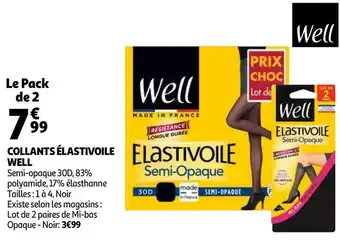 Well collants élastivoile
