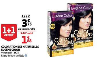 Auchan Eugène color coloration les naturelles offre