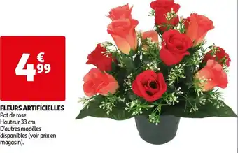 Auchan Fleurs artificielles offre