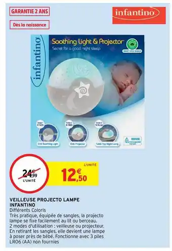 Intermarché Hyper Veilleuse Projecto Lampe Infantino offre