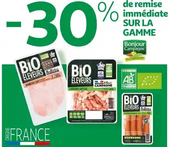 Auchan Bonjour campagne bon plan sur la gamme bonjour campagne offre