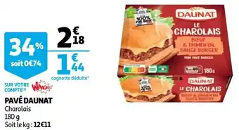 Auchan Daunat pavé offre