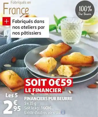 Auchan Financiers pur beurre offre