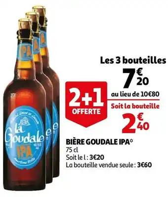 Auchan Goudale bière ipa offre