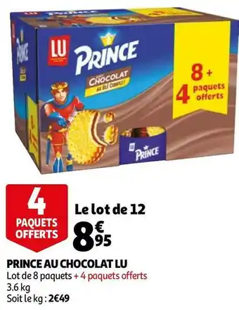 Auchan Lu prince au chocolat offre