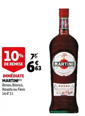 Auchan Martini martini offre