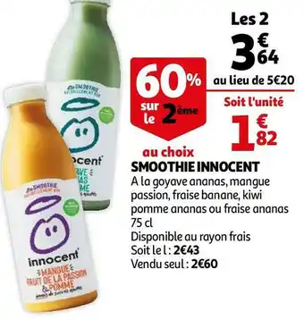 Auchan Smoothie offre