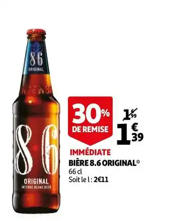 Auchan Bière 8.6 original offre