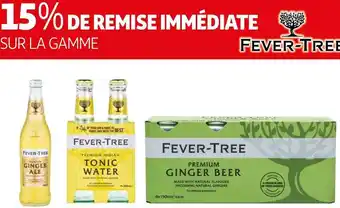 Auchan Fever-tree bon plan sur la gamme des produits fever-tree offre