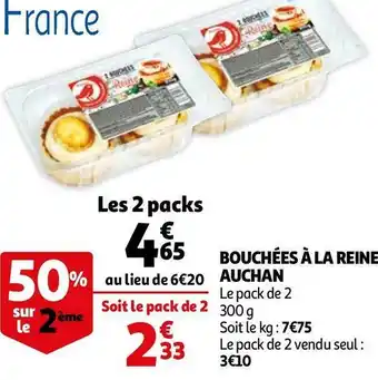 Auchan Auchan bouchées à la reine offre