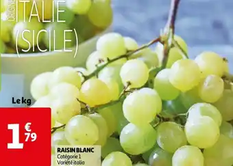 Auchan Raisin blanc offre