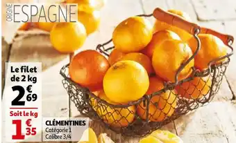 Auchan Clémentines offre
