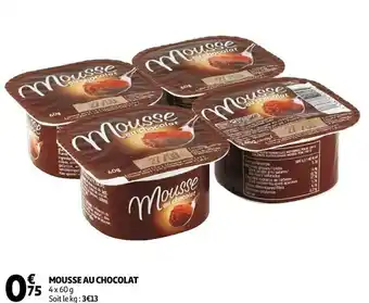 Auchan Mousse au chocolat offre