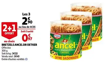 Auchan Dr oetker bretzels ancel offre