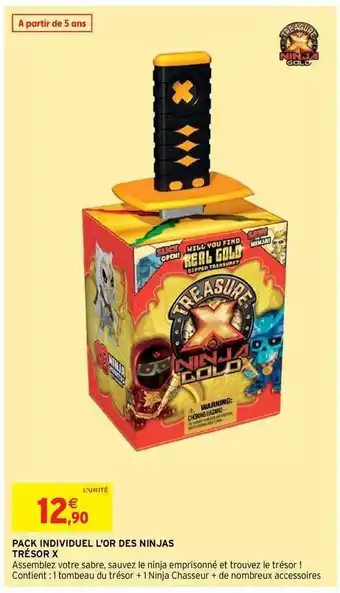 Intermarché Hyper Pack Individuel L'or Des Ninjas Trésor X offre