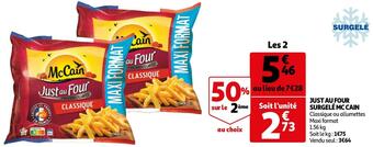 Auchan Mc cain just au four surgelé offre