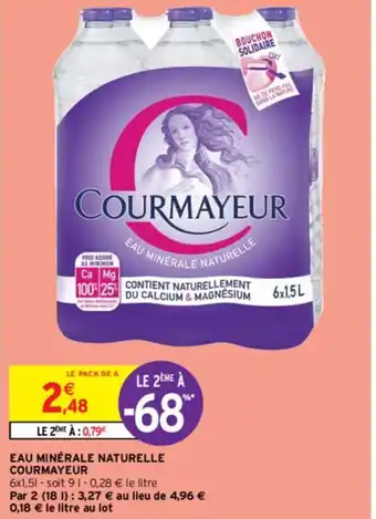 Intermarché Express EAU MINERALE NATURELLE offre