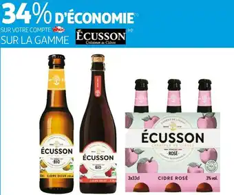Auchan Ecusson bon plan sur sur la gamme de la marque écusson offre