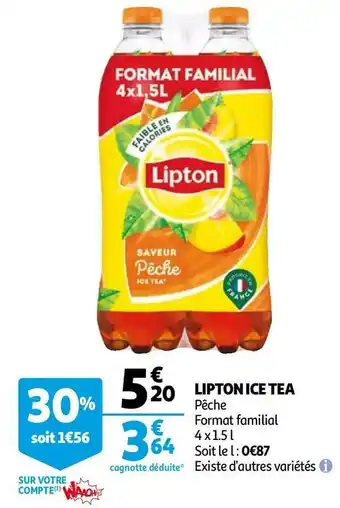 Auchan Lipton ice tea lipton ice tea offre