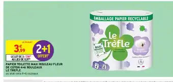 Intermarché Express PAPIER TOILETTE MAXI ROULEAU FLEUR offre