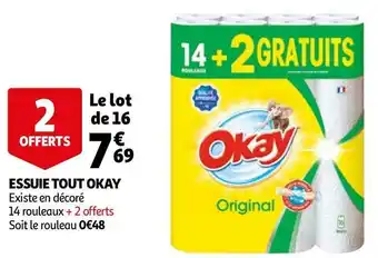 Auchan Okay essuie tout offre