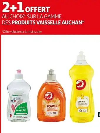 Auchan Auchan bon plan sur la gamme des produits vaisselle auchan offre