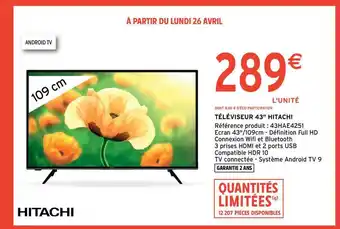 Intermarché Hyper Téléviseur 43 offre