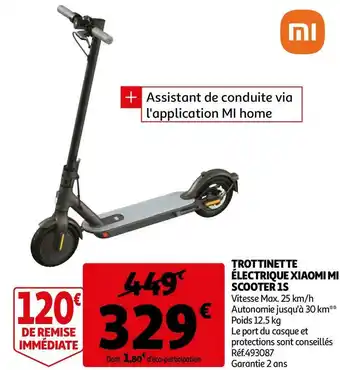 Xiaomi trottinette électrique scooter 1s