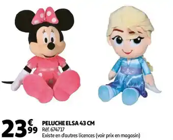 Peluche elsa 43 cm