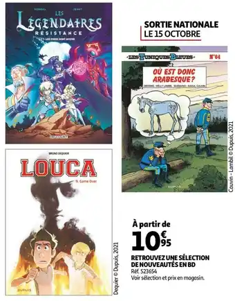 Retrouvez une sélection de nouveautés en bd