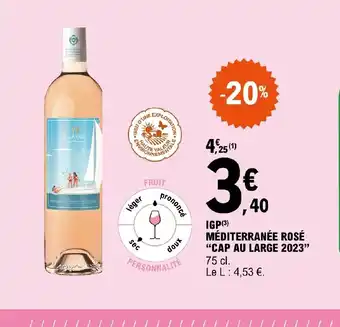 E.Leclerc IGP MÉDITERRANÉE ROSÉ offre