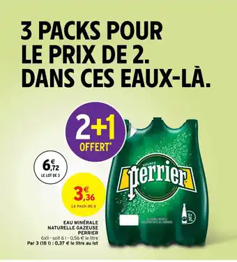 Eau Minérale Naturelle Gazeuse Perrier
