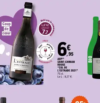 E.Leclerc AOP SAINT-CHINIAN ROUGE offre