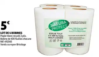 Auchan Natura protect lot de 4 bobines offre