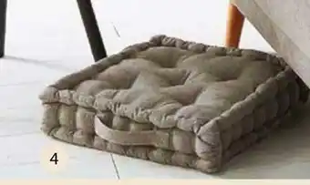 Auchan Coussin de sol 40x40x8 cm offre