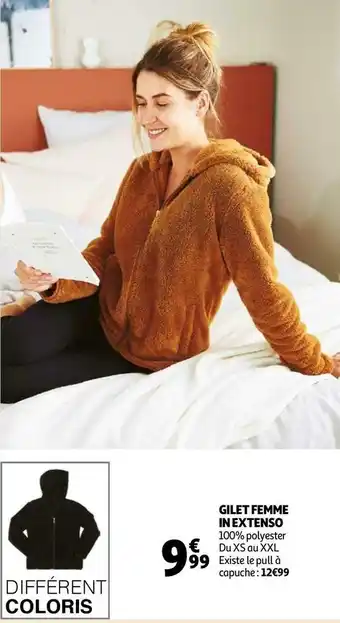 Auchan In extenso gilet femme offre