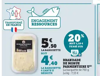 BRANDADE DE MORUE PARMENTIERE U