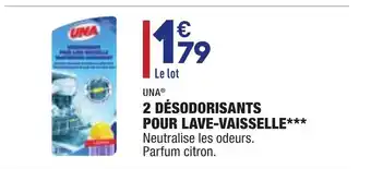 ALDI 2 Désodorisant Pour Lave-vaisselle offre