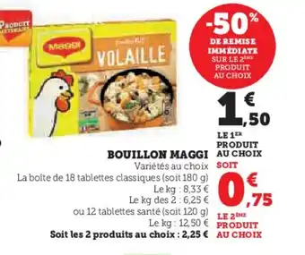 Hyper U BOUILLON MAGGI offre