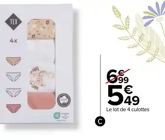 Carrefour Culottes fille offre