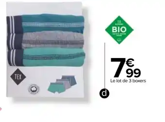 Carrefour Boxers garcon offre