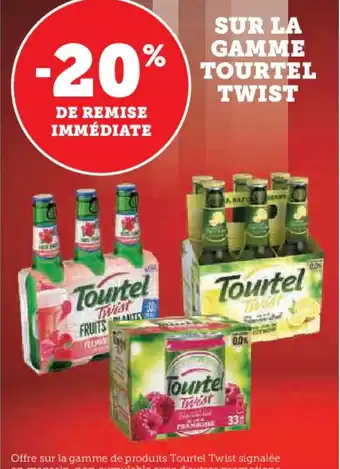 Super U SUR LA GAMME TOURTEL TWIST offre