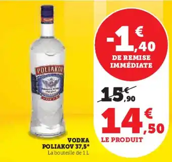 Super U VODKA POLIAKOV 37,5° offre