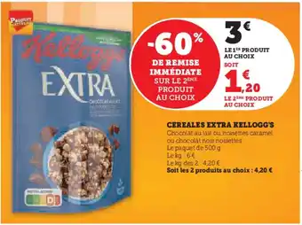Super U CEREALES EXTRA KELLOGG'S offre