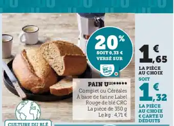 Super U PAIN U offre