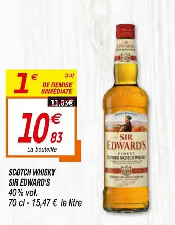 Scotch Whisky Sir Edward's