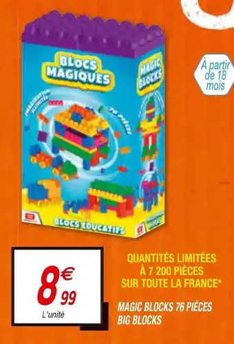 Netto Magic Block 76 pièces Big Blocks offre