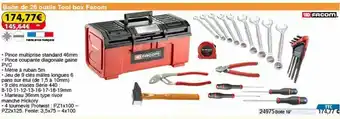 Boîte de 26 outils Tool box Facom
