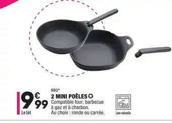 2 Minii poêles